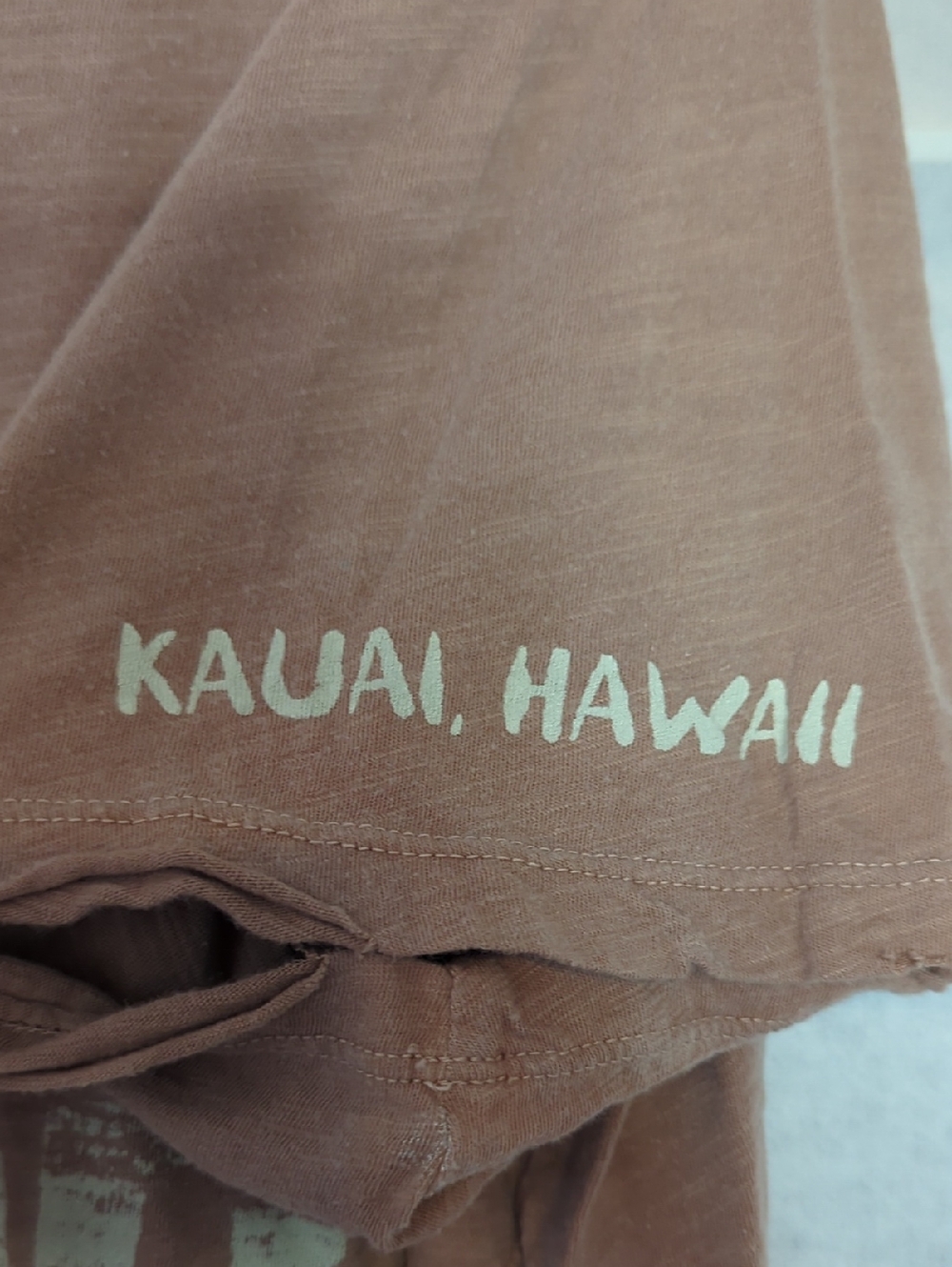 Magnolia Pearl Aloha faded rose knit tee - Picture 3 of 8